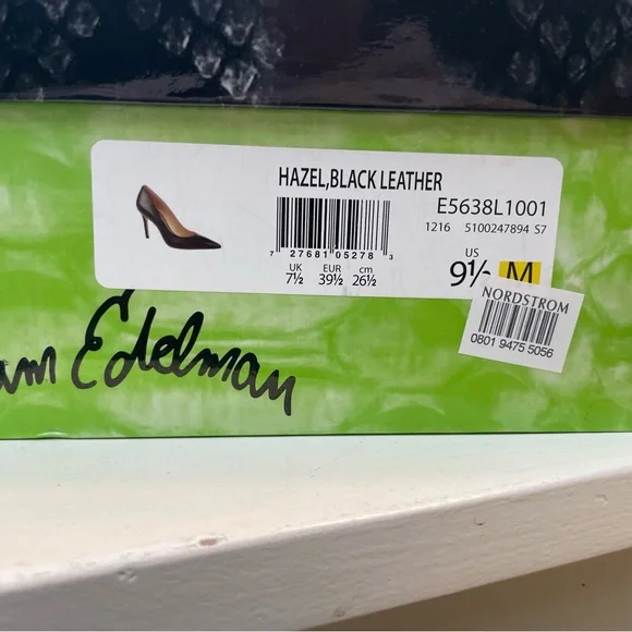 Sam Edelman Black Stiletto Heels Classic Pumps - Picture 9 of 9